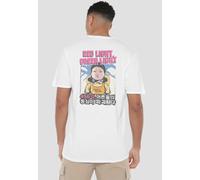Squid Game Season One Red Light Green Light Games (Back Print) T-Shirt, White | Size: 2XL Squid Game White 2XL
