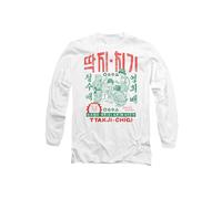 Squid Game Season Three Korean Game Of Slap Match Long Sleeve T-Shirt, White | Size: Medium Squid Game White M