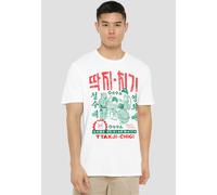 Squid Game Season Three Korean Game Of Slap Match T-Shirt, White | Size: Medium Squid Game White M