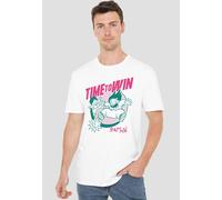 Squid Game - Season Three Time To Win T-Shirt, White | Size: 5XL Squid Game White 5XL