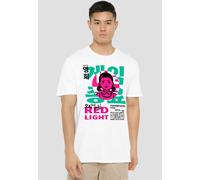 Squid Game - Season Three Young-Hee Red Light T-Shirt, White | Size: 2XL Squid Game White 2XL