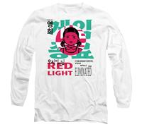 Squid Game Season Three Young-HEE Red Light Unisex Long Sleeve T Shirt, White, M