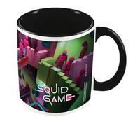 Squid Game Stairs Workers Mug Pink/white/black (One Size)
