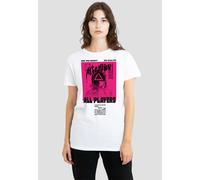 Squid Game Women's Attention Guard T-Shirt, White | Size: 2XL Squid Game White 2XL