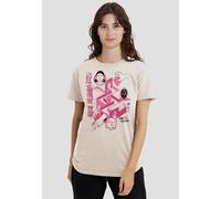 Squid Game Women's Comic Maze T-Shirt, Natural | Size: Medium Squid Game Natural M