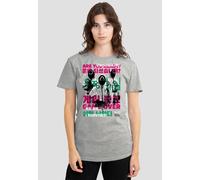 Squid Game Women's Game Over Guards Overlay T-Shirt, Athletic Heather in Grey | Size: XL Squid Game Grey XL