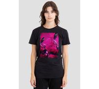 Squid Game Women's Guards TV Screen T-Shirt, Black | Size: Large Squid Game Black L