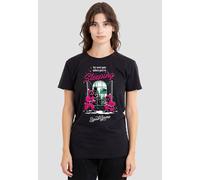 Squid Game Women's He Sees You When You're Sleeping Christmas T-Shirt, Black | Size: XL Squid Game Black XL