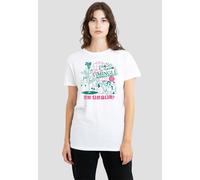 Squid Game Women's Merry Go Round T-Shirt, White | Size: Medium Squid Game White M