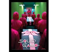 Squid Game Workers Framed Picture (One Size) (Pink/Green/Black)