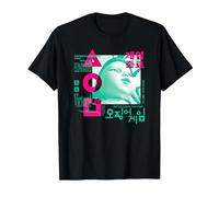 Squid Game Young HEE Overlay T-Shirt, Men, Black, 3X-Large