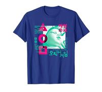 Squid Game Young HEE Overlay T-Shirt, Men, Royal Blue, 3X-Large
