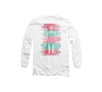 Squid Game Young-HEE Red Light Green Light Unisex Long Sleeve T Shirt, White, Large