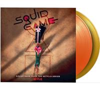 SQUID GAMES LP x 2 Soundtrack to The Series by Jung Jaeil ORANGE YELLOW VINYL