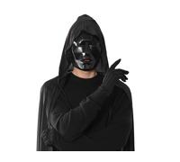 Squid Guard Mask - Front I Love Fancy Dress Black 3 Pack