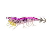 Squid Hard Lures Dark Squid Hooks Glow Body Realistic Artificial Squid Bait Glow In The Dark for Octopus, Squid, Cuttlefish