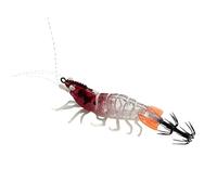Squid Hook, Fishing Equipment in the Dark - Artificial Shrimp Shaped Squid Hook - for Outdoor Freshwater Rivers Lakes Ponds Holiday Family Night