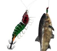 Squid Hook | Glow In The Dark Fishing Equipment - Shrimp Lures For Squid Hook | For Outdoor Fishing Saltwater Freshwater Lake Pond Holiday Family Night Matte