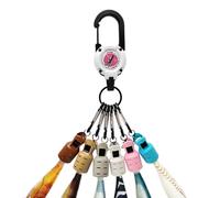 Squid Hook Protector - 6 Piece Kit for Portable Fishing, Hook Protector with Telescopic Buckle - for Beginners Men Kayak Lake River Salt and Freshwater