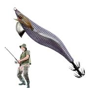 Squid Jig Glow Squid Jig | Realistic Trolling Lures | Realistic Artificial Baits for River Pond Shooter Tools