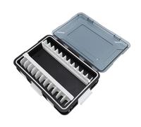 Squid Jig Hook Storage Box/Cover, Easy to Categorize ABS Plastics Fishing Lure Hook Tackle Box Sturdy for Sea Fishing (Transparent)