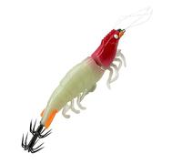 Squid Jig Hooks - Artificial Bait Shrimp & Hardware - Squid Lures - For Outdoor, Pond, River, Bank, Shallow Water, Men, Fathers