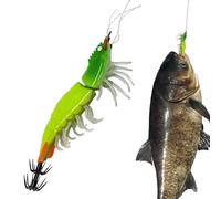 Squid Jig Hooks,Shrimp Lure - Squid Jig Hooks | for Men, Dads, Husbands, Lake, River, Shore, Shallow Water,
