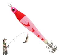 Squid Jigs for Saltwater | Artificial Fishing Accessories - Small Sepia Imitations for Anglers | For Saltwater Freshwater Lake Boat River Kayak Shore Bass Trout Carp Salmon Catfish Fishing