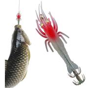 Squid Jigs For Saltwater Fishing,In The Dark Light Up Multi Hook - Squid bait for sea cat and octopus - For lovers beginners professionals husband jetty waters