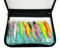 Squid Lure - Artificial Squid Lures Body Glow in the Dark - Realistic Fishing Baits Fluorescent Soft for Enthusiastic Adults