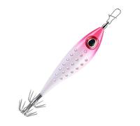 Squid Lure,Multi-Hook Artificial Baits | Glow in Dark Fishing Squid Jig | for Cuttlefish Sleeve-Fish Octopus Boat River Dock Lake Stream Pond Ship Outdoor Anglers