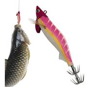 Squid Lure | Realistic Artificial Baits | Glow Jig Lure - The Squid Jig is Designed for Both Marine Use | for Beginners River Enthusiasts