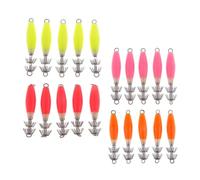 squid lure squid fishing lures, glow-in-the-dark squid hard-style fishing lures for sea fishing, deep water, lakes, etc,20pcs