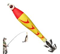 Squid Lures - Artificial Swimming Lure and Plumbed, Small Cuttlefish Fishing Lures | for , Lake, River, Boat, Kayak, Trout, Perch, Carp, Catfish, Salmon and Salmon