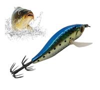 Squid Lures, Bright Artificial Baits with Hooks | Fishing Lures, for Squid