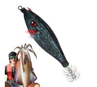 Squid Lures Fishing Saltwater,Squid Bait Glow in The Dark - Fluorescent Octopus Baits for Night Fishing Sea Mackerel Cuttlefish Saltwater
