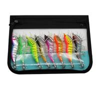 squid lures sea fishing tackle kit fluorescent squid lures fish hooks hard lures shrimp lure glow in the dark sea shrimp lure artificial lure for sea shrimp lure