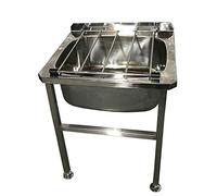 SQUID MOP Bucket Janitorial Cleaning Sink Stainless Steel Basin Floor Standing Front and Wall Mounted Back