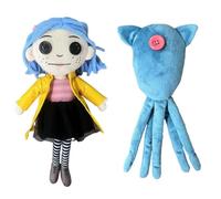 Squid Plush Doll - Cute Cartoon Anime Game Character Squid Plush Figure, Soft Stuffed Animals Toy for Kids Adults, Funny Squid Throw Pillow for Fans