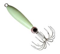 Squid Potera, 12 Metal Needles Fishing Accessories | Phosphorescent Metal Pot for Squid | for Cuttlefish Octopus Sea Fishing Coastal Zone Pier Fishermen Outdoors