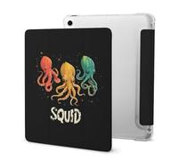Squid Squad Tablet Case with Pencil Holder Protective Cover Design Compatible for IPAD 2020 AIR 4 （10.9in）