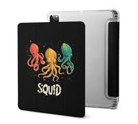 Squid Squad Tablet Case with Pencil Holder Protective Cover Design Compatible for IPAD Pro 2021 （11in）