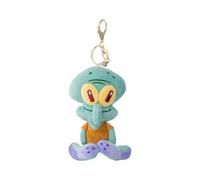 (Squidward-13.5cm) Star Patrick Spongebob Squidward Plush Toy Pendant Soft Stuffed Doll Gift Cute