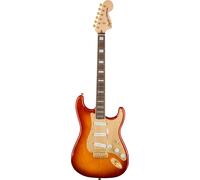 Squier 40th Anniversary Stratocaster, Gold Edition, Sienna Sunburst