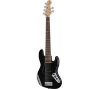 Squier Affinity Series Jazz Bass VI Laurel Fingerboard Black Pickguard Black Metallic