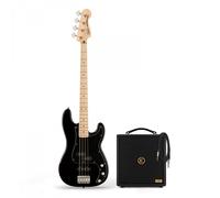 Squier Affinity Precision Bass PJ MN Black & Eden Orbiter 8 Bass Combo Amp