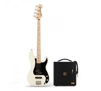 Squier Affinity Precision Bass PJ MN Olympic White & Eden Orbiter 8 Bass Combo Amp