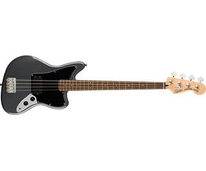 Squier Affinity Series Jaguar Bass H LRL Charcoal Frost Metallic - 4-String Electric Bass