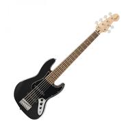 Squier Affinity Series Jazz Bass VI Laurel Fingerboard Black Pickguard Black Metallic