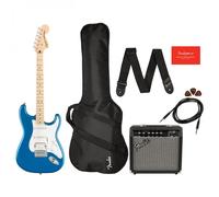 Squier Affinity Series Stratocaster HSS Pack MN Lake Placid Blue electric guitar starter pack